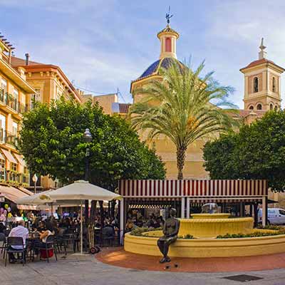 The Plaza de las Flores - Tourism in Murcia