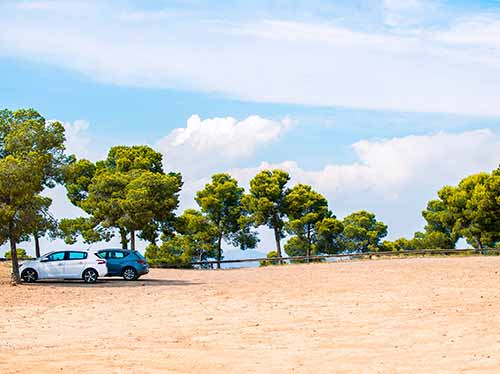 Parking Cresta del Gallo, Cresta del Gallo, Parque Natural el Valle - Turismo de Murcia