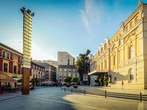 Plaza Romea -Turismo de Murcia