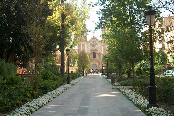 Jardín de Floridablanca Iglesia del Carmen - Turismo de Murcia