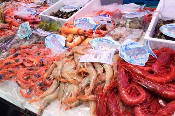 Pescados y mariscos en el Mercado de Veronicas - Turismo de Murcia