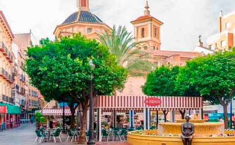The Plaza de las Flores - Tourism in Murcia