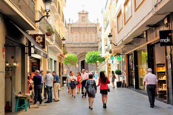 Calles Platería y Trapería - Turismo de Murcia