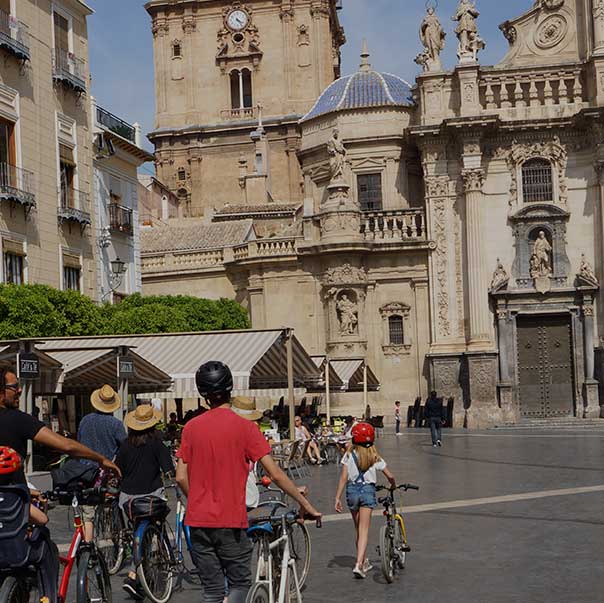 Visita cultural en bicicleta - Visitas guiadas - Turismo de Murcia